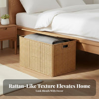 Under-Bed Rolling container particleresistant Lid Underbed Container Large Capacity