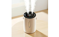 Humidifier with Two Mist Outlets Auto Shut off Top-Fill Humidifier Appliance Portable USB for Office Workers, Bedroom, Bedside