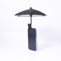 手机夹子小雨伞 车载手机伞支架遮阳伞车用导航防晒防反光小雨伞