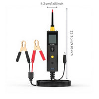 Automotive Circuit Tester, Digital Electric Potential Tester, Multifunctional Electronic Diagnostic Tool for Car Repair with LCD Display, Overload Protection