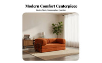 Convertible Design Fold-out Modular Floor Couch Space-Saving Foldable Floor Sofa Two-in-Single-Use Household Furniture Retro Design for Apartment Dwellers, Overnight Guests, Living Room, Small Apartments, Entertainment Area, Home Office
