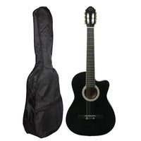 Notched Classical Guitar Smooth  39 Inch Classical Guitar Full Size String Instrument for Practice