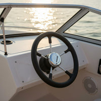 Stainless Steel Steering Wheel Mirror Polished Yacht Steering Wheel for Boat