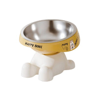 Pet Bowl with Stand Ergonomic Feeder Sturdy for Young Dogs