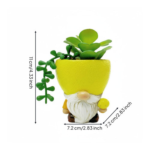 Fruit-Themed Ornament Authentic-Looking Fake in Pot Easy to Clean Mini House Planter for Tabletop