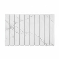 Folding Diatomite Mat Natural Material Quick Dry Shower Rug Space-Saving