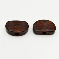 6-Piece Natural Snakewood Guitar Tuning Pegs Buttons