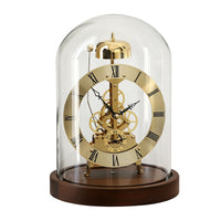 Mechanical Style Clock Elegant Clock with Dome Simple for Shelf, Living Room