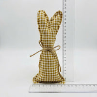 Stuffed Bunny Ornament Handmade Textile Bunny, Relieve Stress Supplies Figure Filled Soft Filling Bunny Doll for Families, Home Stylists, Tabletop Display, Living Room