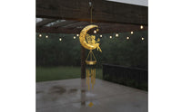 Solar Wind Chime Light Waterproof Outdoor Lighting Wrought Iron for Yard