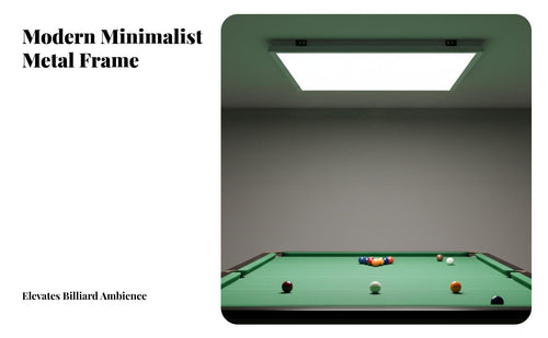 Anti-Glare Billiard Table Light Panel High Brightness Snooker Table Light Panel Easy to Install Game Room Fixture Slim Design for Bar Owners, Professional Players, Homeowners, Sports Club, Basement, Restaurant