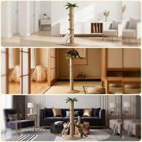 Large Sisal Cat Scratching Post with Interactive Ball