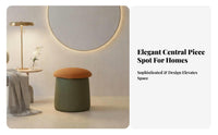 Upholstered Vanity Chair Light Luxury Modern Vanity Chair Comfortable Feel