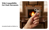 Versatile Clock Winding Key Long-Lasting Clock Key for Hobbyists, Repair Shops, Workshop, Home