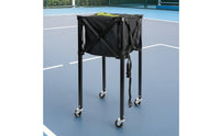 Tennis Ball Cart Foldable Tennis Ball Basket with Wheels Portable Carrier for Coaches, Coaching Training, Practice Practice Exercises