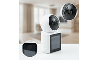 Desktop Visual Communication Device with Monitor Single-Key Visual Communication Device Camera Distant Door Phone for Families