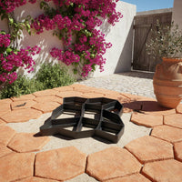 Garden Path Forming Tool Reusable Concrete Stepping Stone Template Easy To Use for Gardeners, Yard, Patio