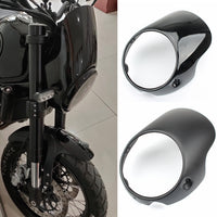 Headlight Cover and Wind Deflector Guard for Triumph Bonneville T100 T120 T900 and Leoncino 500