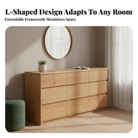 Corner-Fit Corner-angledd expandableable Dressing Desk Multi-Drawer Corner-angledd Vanity with Drawers Space-Saving Bedroom Furniture Integrated Storage for Adults, Teenagers, Girlfriend, Apartment