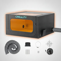 Enclosure with Exhaust Fan Ventilated 3D Printer Enclosure with Fan Laser Cutter Cover with Window Transparent Sheltering