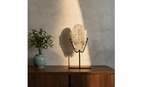Resin Ornament with Metal Stand Gallery-Evocative Plaque with Stand Weathered Reproduction for Entryway Table