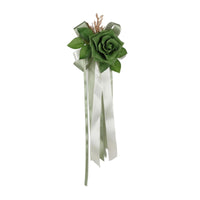 Wedding Car Flower Romantic Flower Decoration with Ribbon Floral for Door Handle