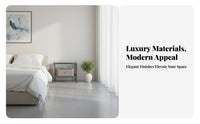 Bedside Table with Drawer Light Luxury Single-Drawer End Table Minimalist Design