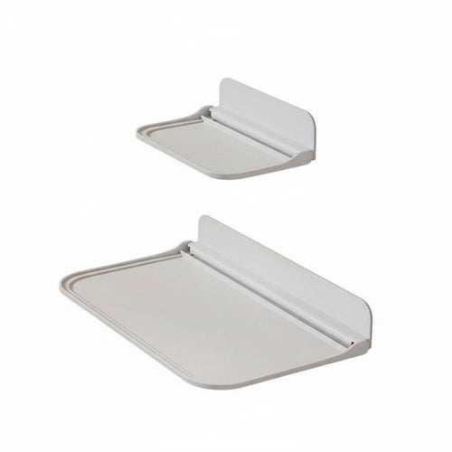 Suction mount shelf tooldrillless installation glass storage areaSaving for Living Room, Bathroom