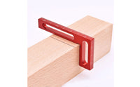 Woodworking Square Aluminum Alloy Right Angle Ruler L-Square Ruler 90-Degree Measuring Tool Laser-Etched for Woodworkers