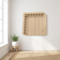 Solid Wood Feline DIY Parts, Wall-Mounted Shelves for Large Indoor Pets, Space Saving Vertical Play Area, Wall Mounted Design
