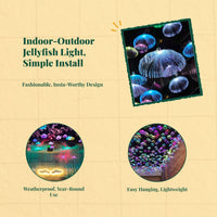 LED Jellyfish Mood Light, Color-Changing