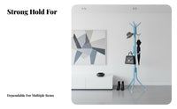 Unobstructedstanding Garment Holder Multi-Hook Design Home Furniture Easy