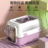 Pet Travel Carrier with Skylight, for Cats and Dogs up to 7kg, IATA Compliant