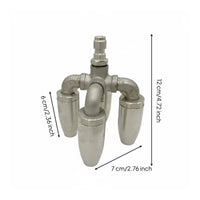 304 Stainless Steel Spray Nozzle Long-Lasting Metal Build for Garden Watering