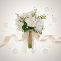European Design Bridal Hand Floral Arrangement Soft Color Palette Floral Decor