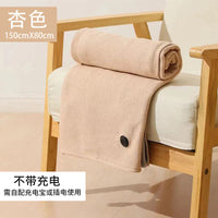 发热披肩电热加热户外披肩usb充电盖毯办公室保暖暖身发热毛毯