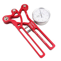 Precision Measuring Two-Wheeled Spoke Tension Meter Accurate Scale Bike Spoke Tension Gauge Easy to Use Repair Tool Portable for Cyclists, Workshop, Garage