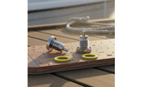 Includes Sealing Gaskets Drain Fill Plug Screw Gasket Kit Direct Replacement Gear Case Fill Screw Leak-Non-Leak Seal Lower Unit Drain Plug