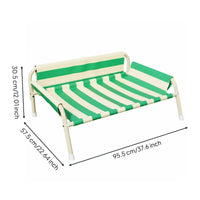 Elevated Dog Bed All-Season Use Raised Pet Cot Moisture-Proof for Cats