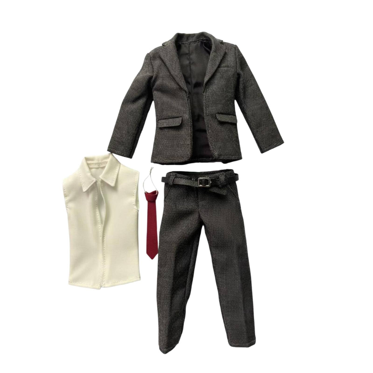 1/12 Scale Suit Set Trendy  6-Inch Male Figure Outfit Detailed Tailoring Collectible Accessory for Collectors, Hobbyists