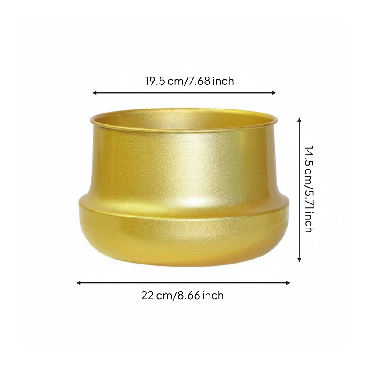 Gold Flower Vase Festive Decoration Decorative Floral Centerpiece Easy to Clean