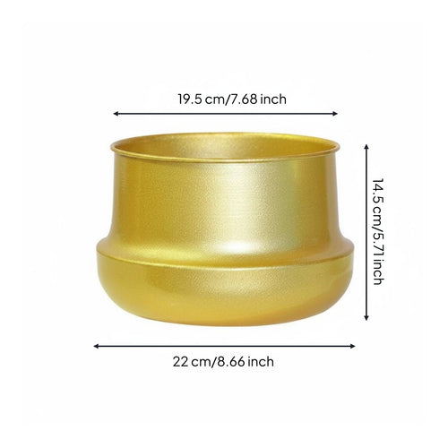 Gold Flower Vase Festive Decoration Decorative Floral Centerpiece Easy to Clean