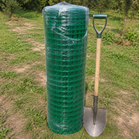 PVC Coated Wire Mesh Fence, Outdoor, Pet, Animal-proof Net, 1.5m×30m, Green, Wire Mesh