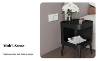 Arched End Table with Beaded Legs Vintage Design Household Furniture