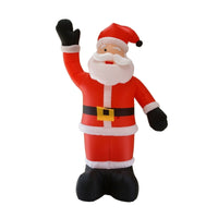 Standing Inflatable Santa Foldable Santa Yard Decoration Outdoor Indoor for Lawn, Porch