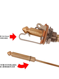 吉他音频插座安装工具电吉他拾音器尾钉音频接口拆装制琴维修工具