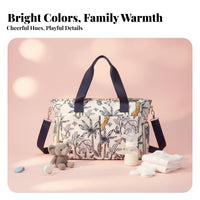 Diaper Bag Tote Multiple Compartments Large Capacity Diaper Tote Waterproof