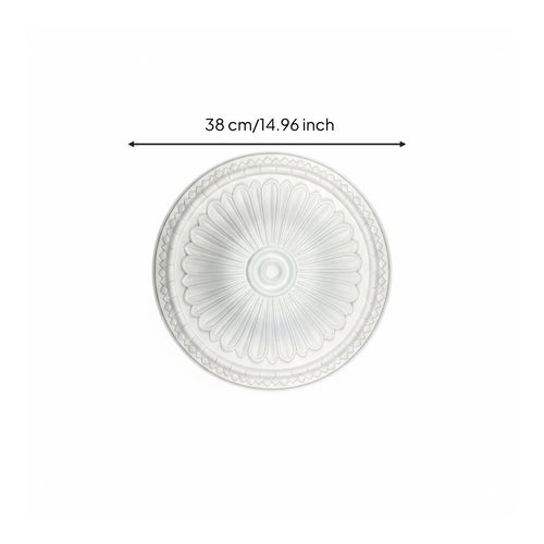 European Design Ceiling Decor Plate PU Material Light Fixture Trim