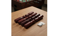 8 Pieces Wooden Foosball Handle Table Table Soccer Handle Classical Atmosphere Game Room Equipment for Arcade
