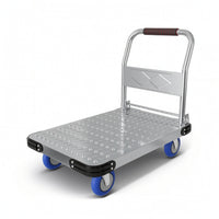 Flatbed Cart with Tie-down Rope Collapsible Platform Hand Truck Padded